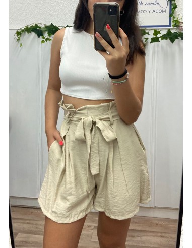 Pantalón corto lazo